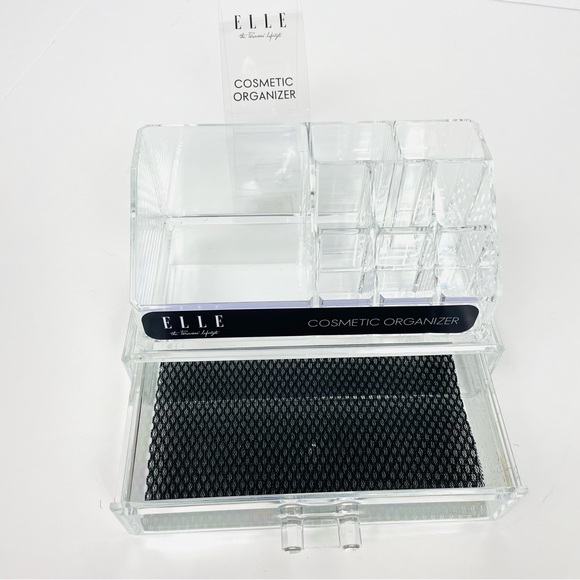 Elle 10 Compartment 2 Tier Cosmetic Organizer - Picture 4 of 8